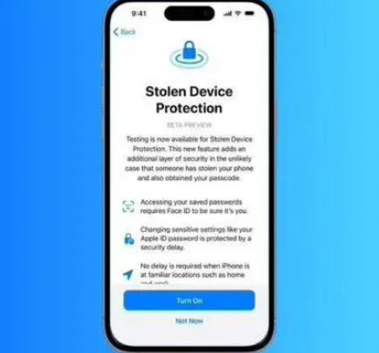 临武苹果授权维修店分享被盗设备保护功能开启方法