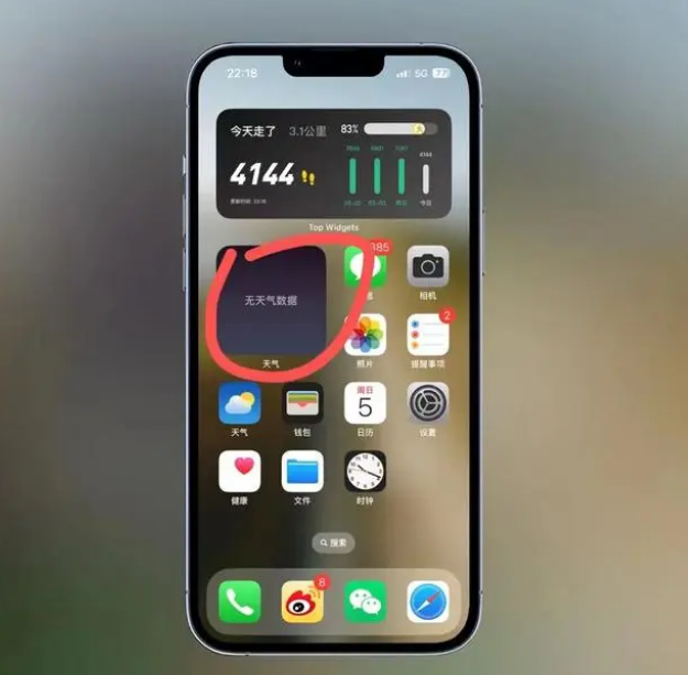 临武苹果手机维修分享:iOS16主屏幕天气小组件无法正常工作怎么办？ 