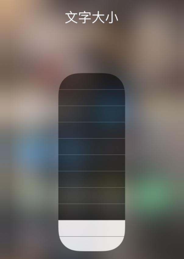 临武苹果手机维修分享小技巧：在 iPhone 控制中心快速调节字体大小 